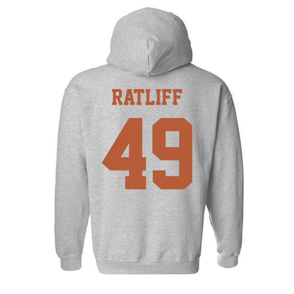 Texas - NCAA Football : Ian Ratliff - Classic Shersey Hooded Sweatshirt