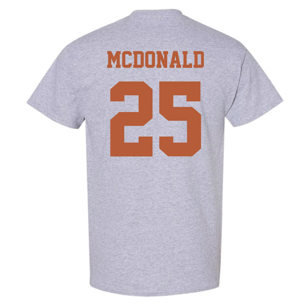 Texas - NCAA Football : Jelani McDonald - Classic Shersey T-Shirt