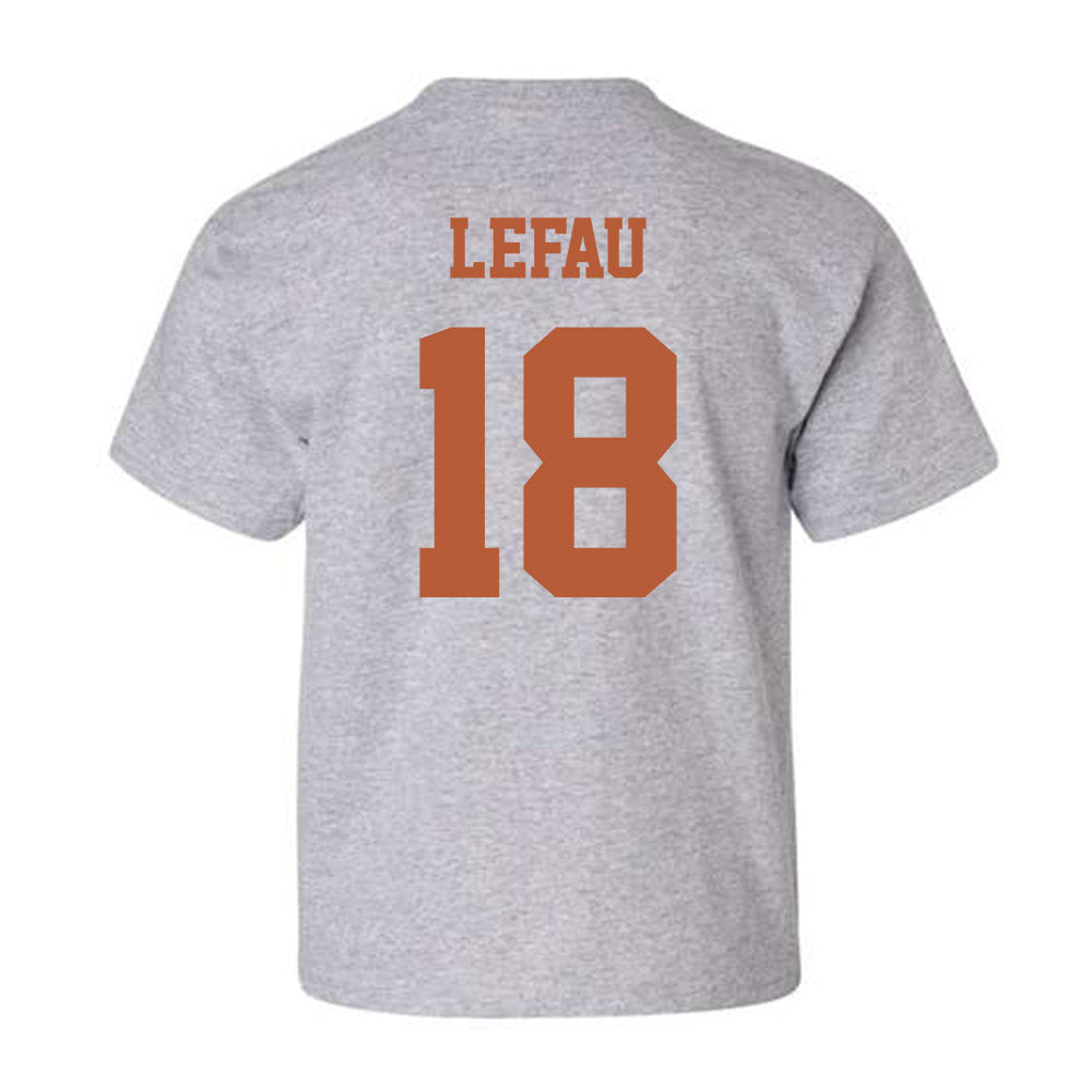 Texas - NCAA Football : Liona Lefau - Classic Shersey Youth T-Shirt