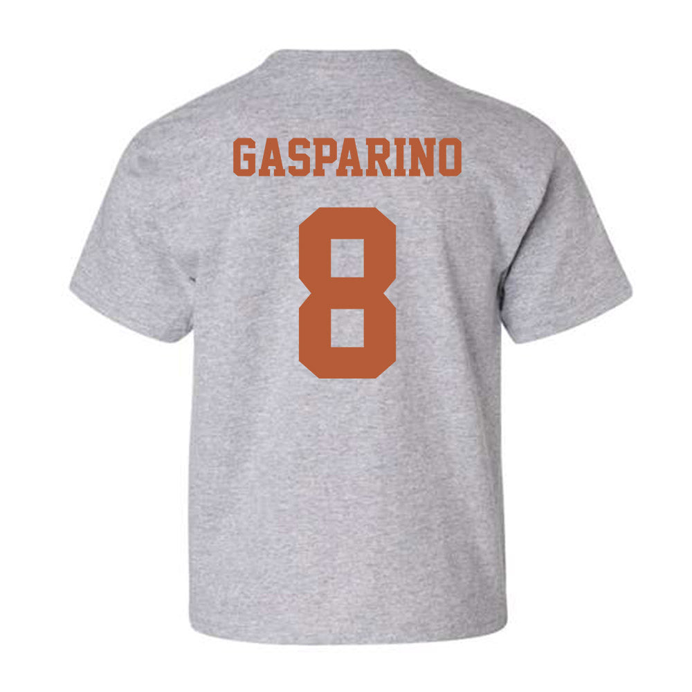 Texas - NCAA Baseball : Will Gasparino - Classic Shersey Youth T-Shirt