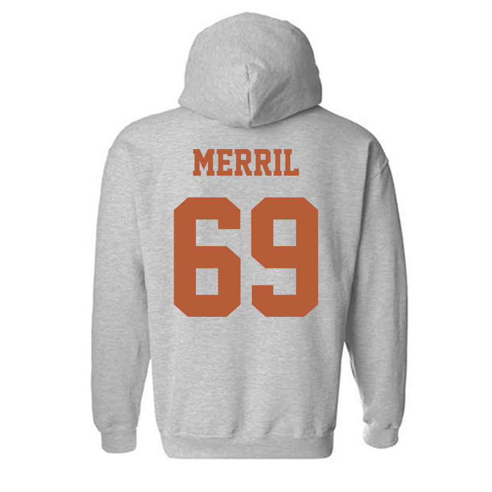 Texas - NCAA Football : Max Merril - Classic Shersey Hooded Sweatshirt