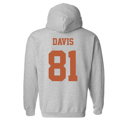 Texas - NCAA Football : Juan Davis - Classic Shersey Hooded Sweatshirt