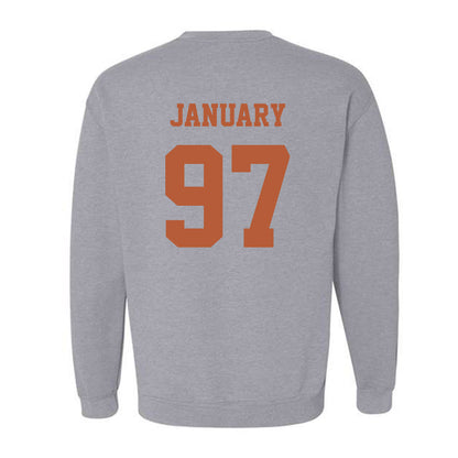 Texas - NCAA Football : Alex January - Classic Shersey Crewneck Sweatshirt