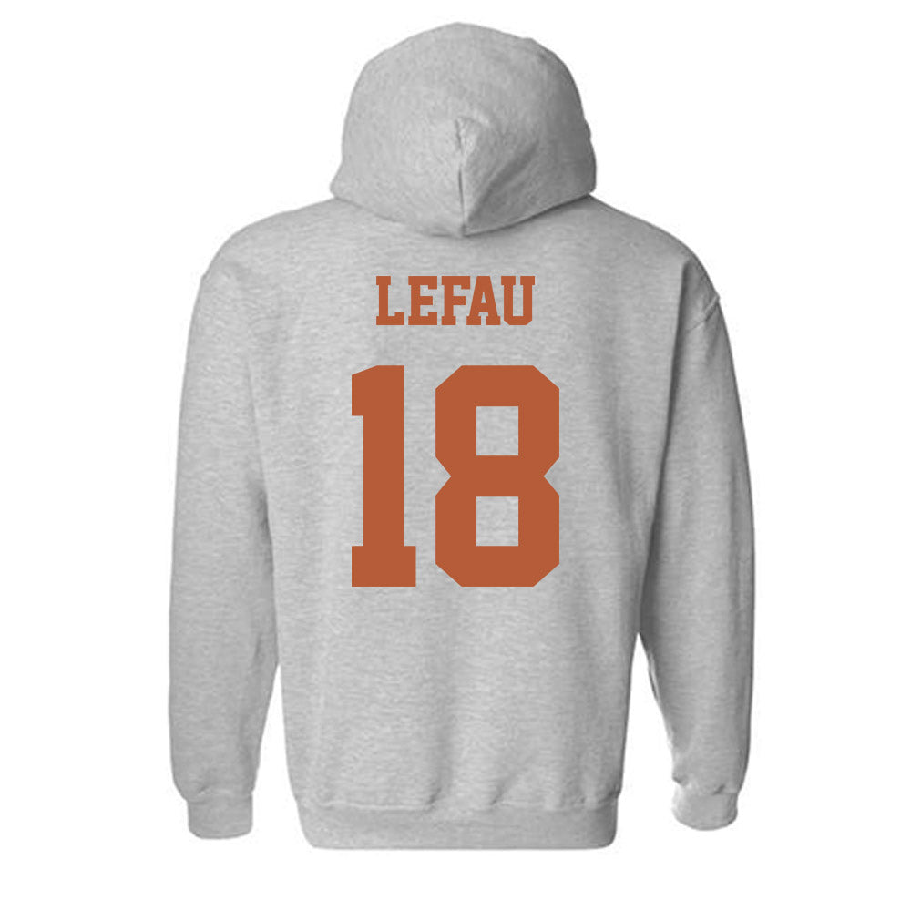 Texas - NCAA Football : Liona Lefau - Classic Shersey Hooded Sweatshirt