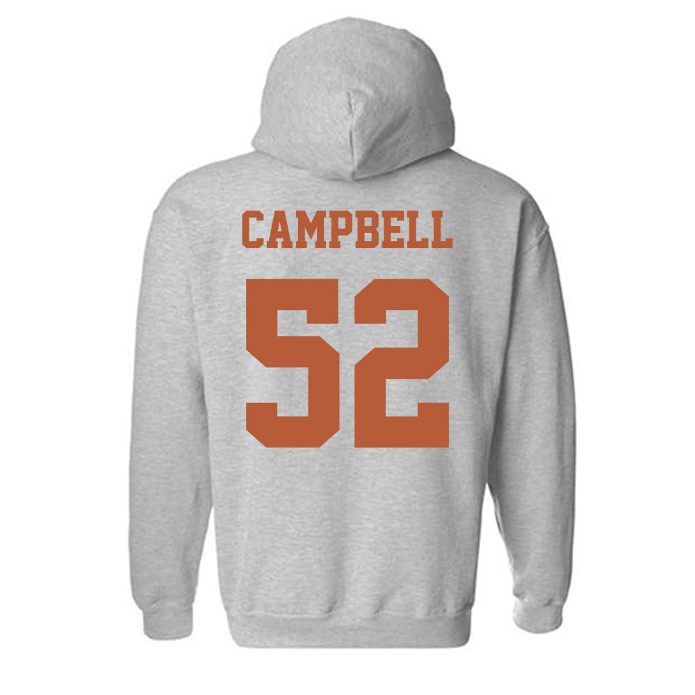 Texas - NCAA Football : Dj Campbell - Classic Shersey Hooded Sweatshirt