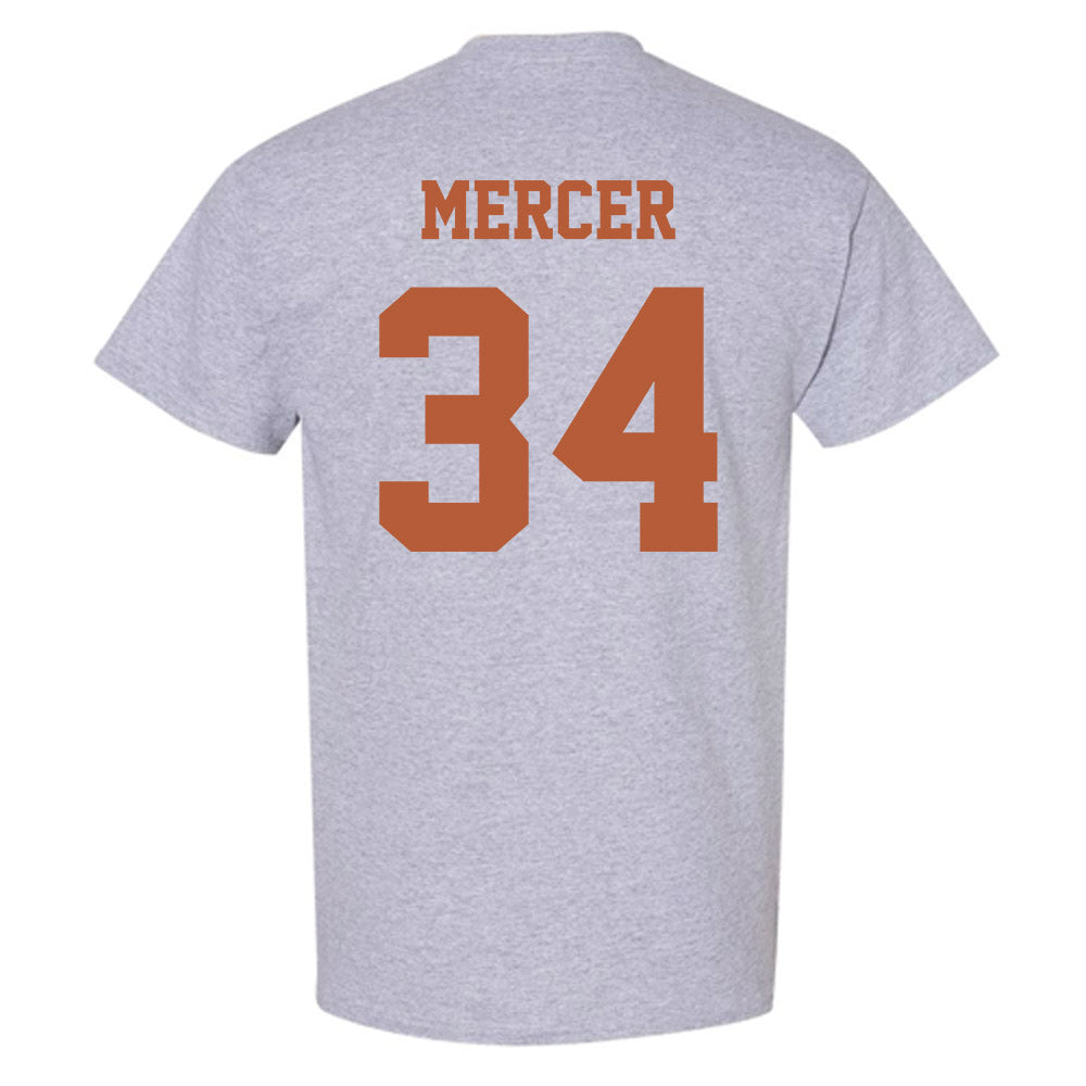 Texas - NCAA Baseball : Will Mercer - Classic Shersey T-Shirt