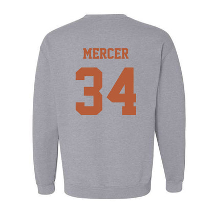 Texas - NCAA Baseball : Will Mercer - Classic Shersey Crewneck Sweatshirt