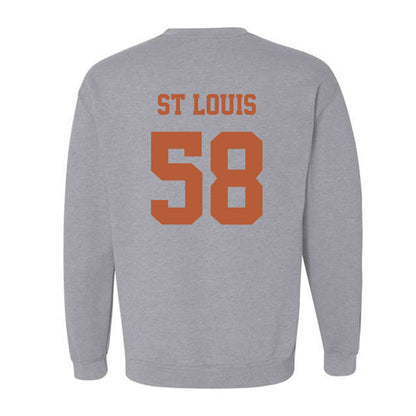 Texas - NCAA Football : Lance St Louis - Classic Shersey Crewneck Sweatshirt