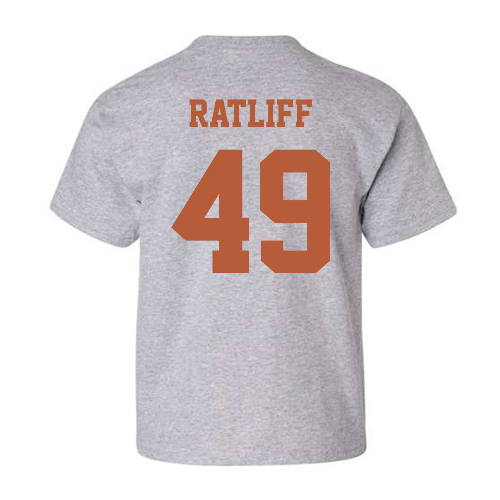 Texas - NCAA Football : Ian Ratliff - Classic Shersey Youth T-Shirt