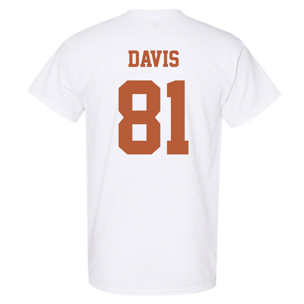 Texas - NCAA Football : Juan Davis - Classic Shersey T-Shirt