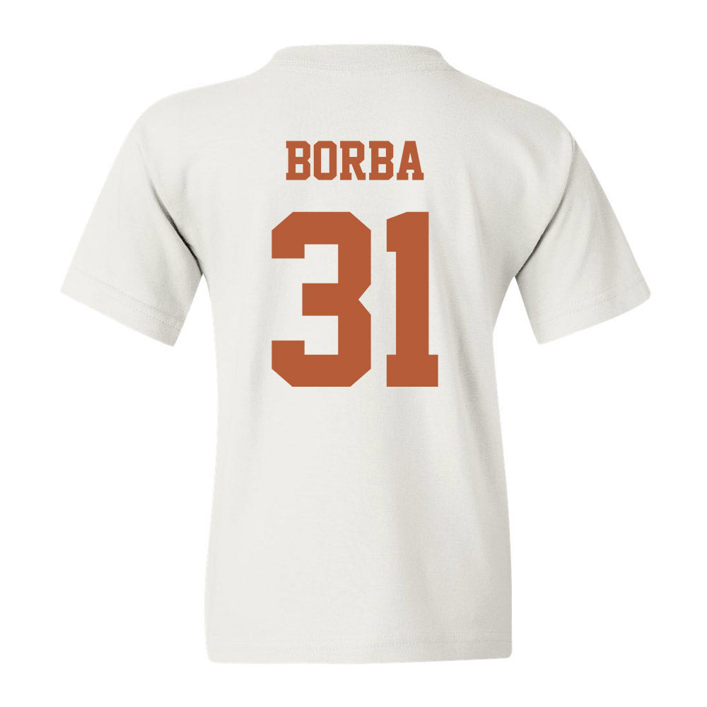 Texas - NCAA Baseball : Casey Borba - Classic Shersey Youth T-Shirt