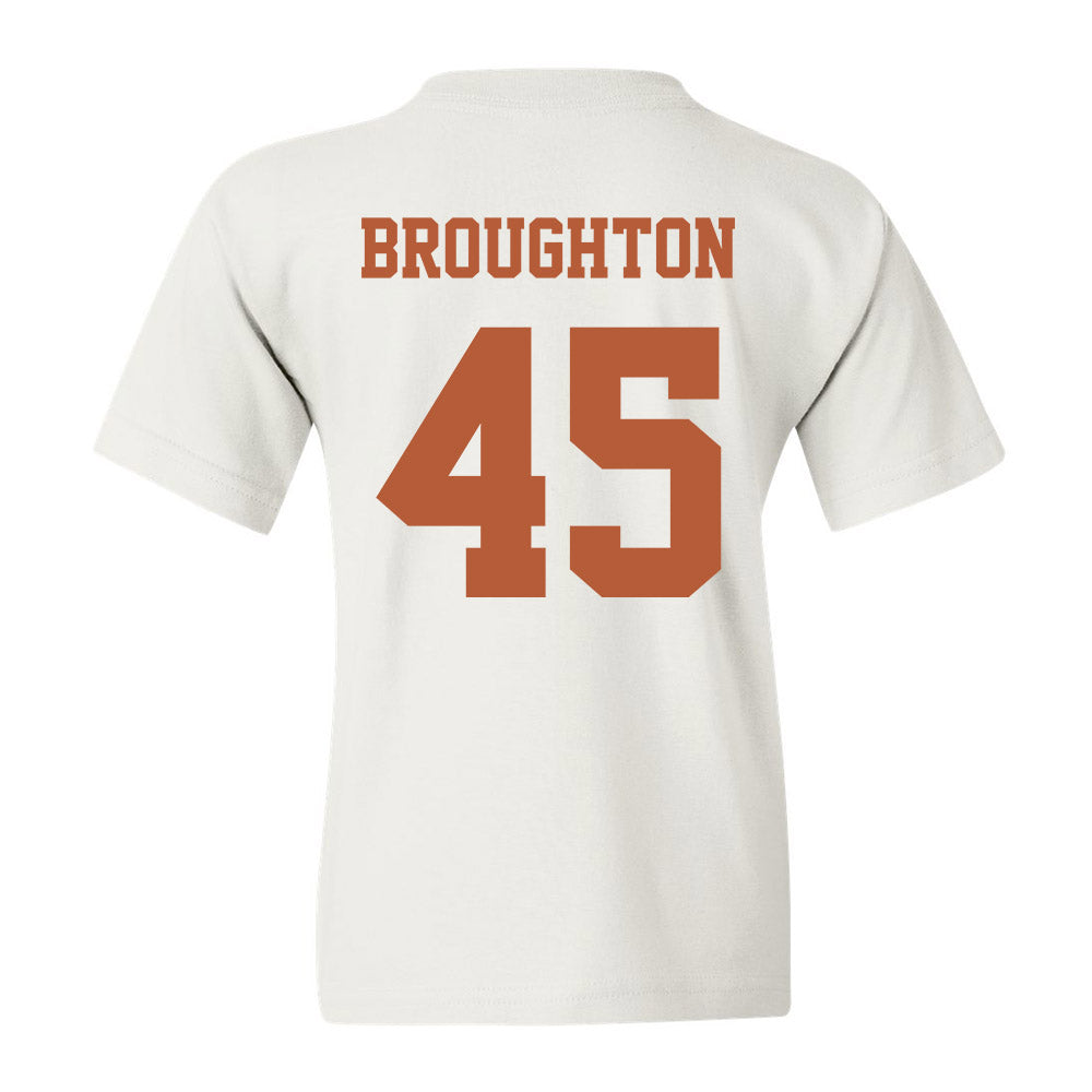 Texas - NCAA Football : Vernon Broughton - Classic Shersey Youth T-Shirt