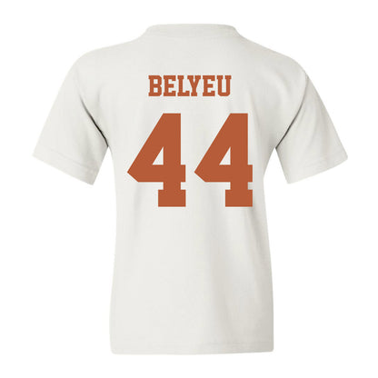 Texas - NCAA Baseball : Max Belyeu - Classic Shersey Youth T-Shirt