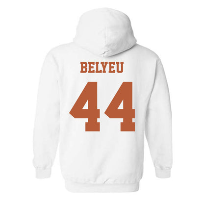 Texas - NCAA Baseball : Max Belyeu - Classic Shersey Hooded Sweatshirt