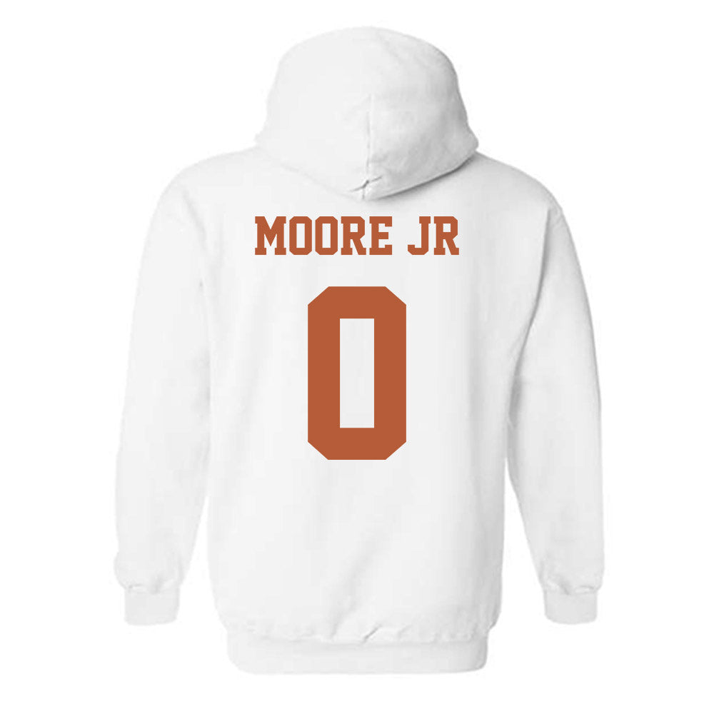 Texas - NCAA Football : Deandre Moore Jr - Classic Shersey Hooded Sweatshirt