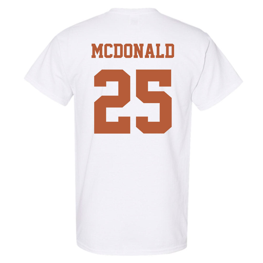 Texas - NCAA Football : Jelani McDonald - Classic Shersey T-Shirt