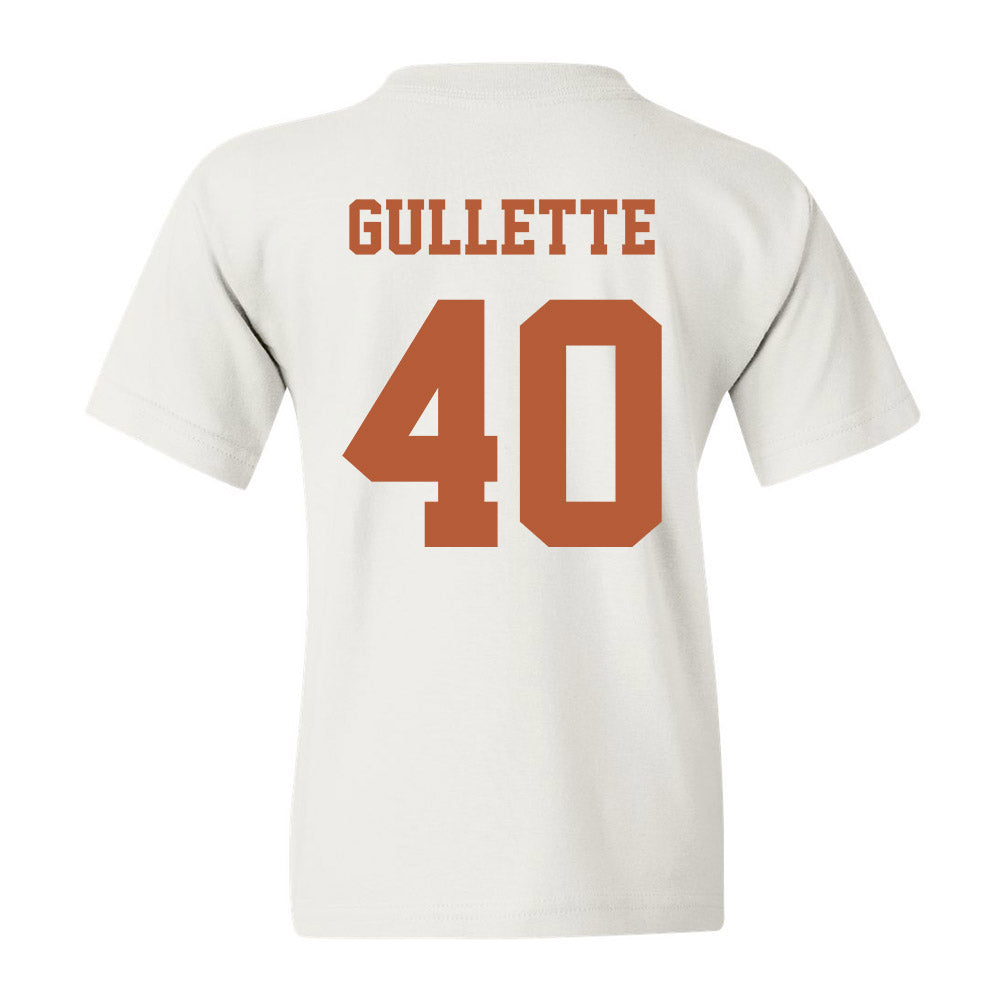 Texas - NCAA Football : Derion Gullette - Classic Shersey Youth T-Shirt