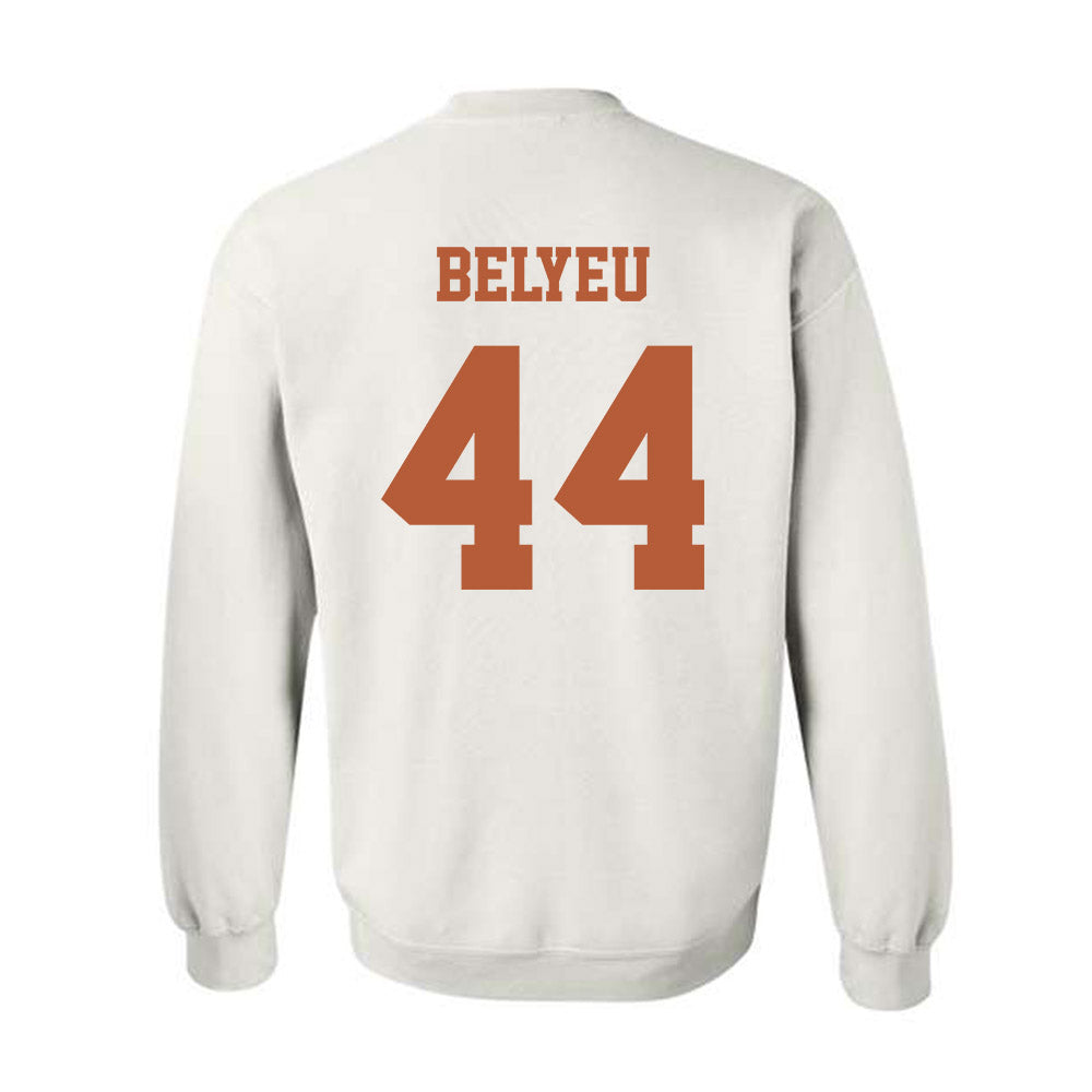 Texas - NCAA Baseball : Max Belyeu - Classic Shersey Crewneck Sweatshirt