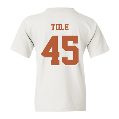 Texas - NCAA Baseball : Heston Tole - Classic Shersey Youth T-Shirt