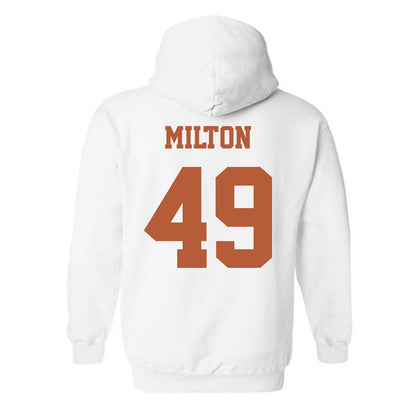 Texas - NCAA Football : Thatcher Milton - Classic Shersey Hooded Sweatshirt