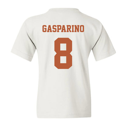 Texas - NCAA Baseball : Will Gasparino - Classic Shersey Youth T-Shirt