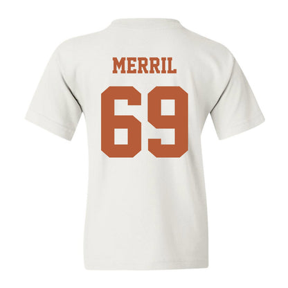 Texas - NCAA Football : Max Merril - Classic Shersey Youth T-Shirt