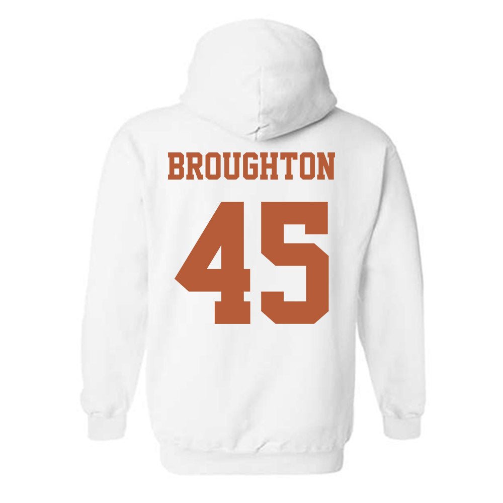 Texas - NCAA Football : Vernon Broughton - Classic Shersey Hooded Sweatshirt