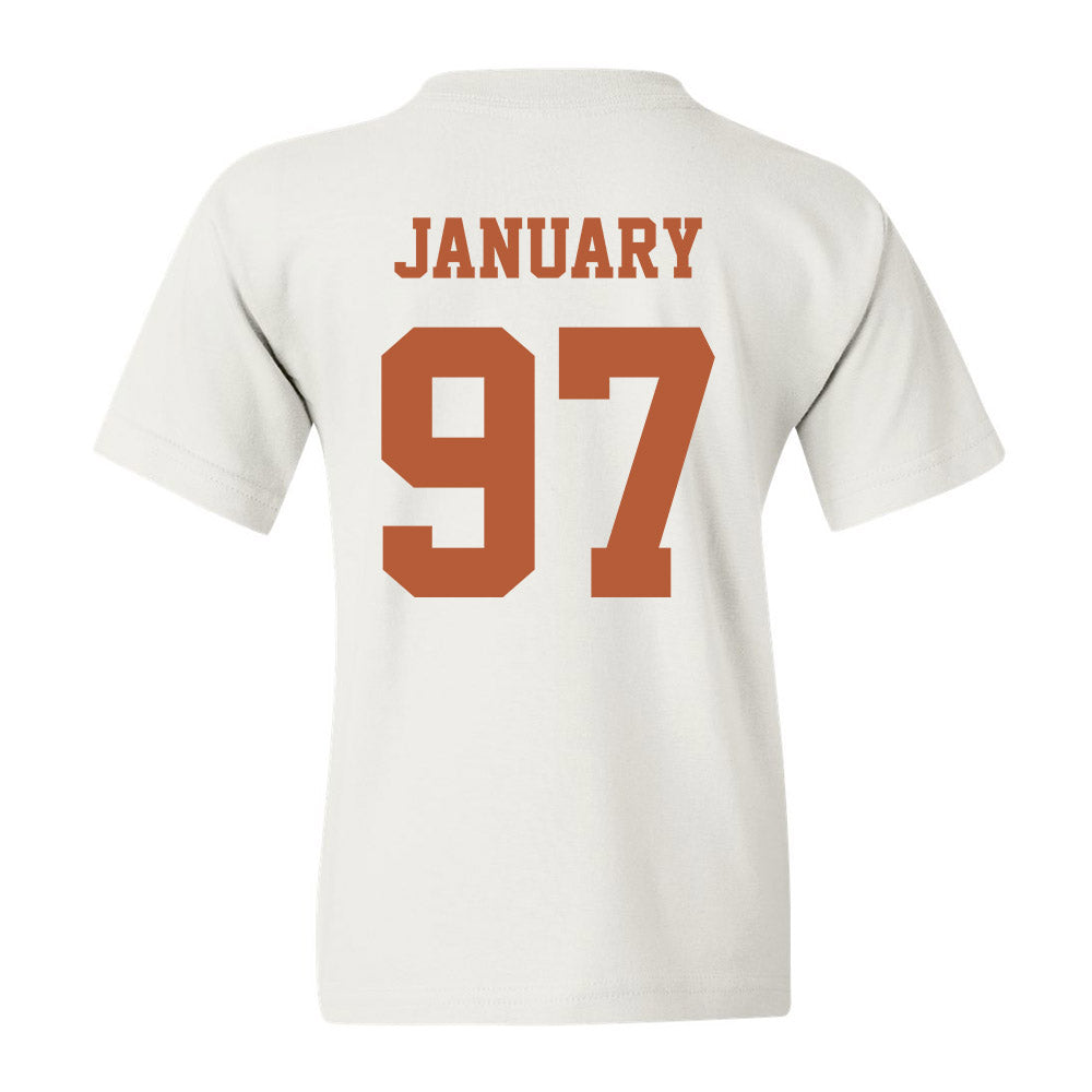 Texas - NCAA Football : Alex January - Classic Shersey Youth T-Shirt