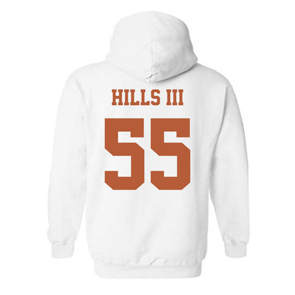 Texas - NCAA Football : Melvin Hills Iii - Classic Shersey Hooded Sweatshirt