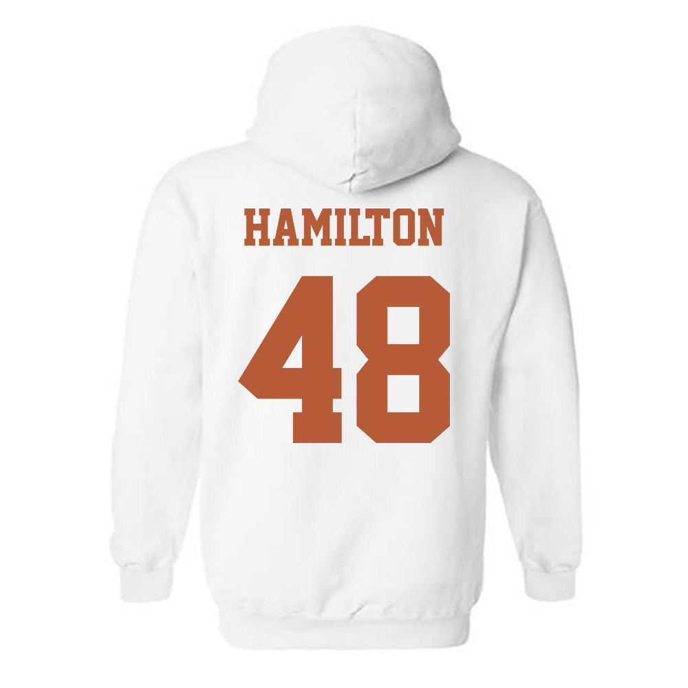 Texas - NCAA Baseball : Hudson Hamilton - Classic Shersey Hooded Sweatshirt