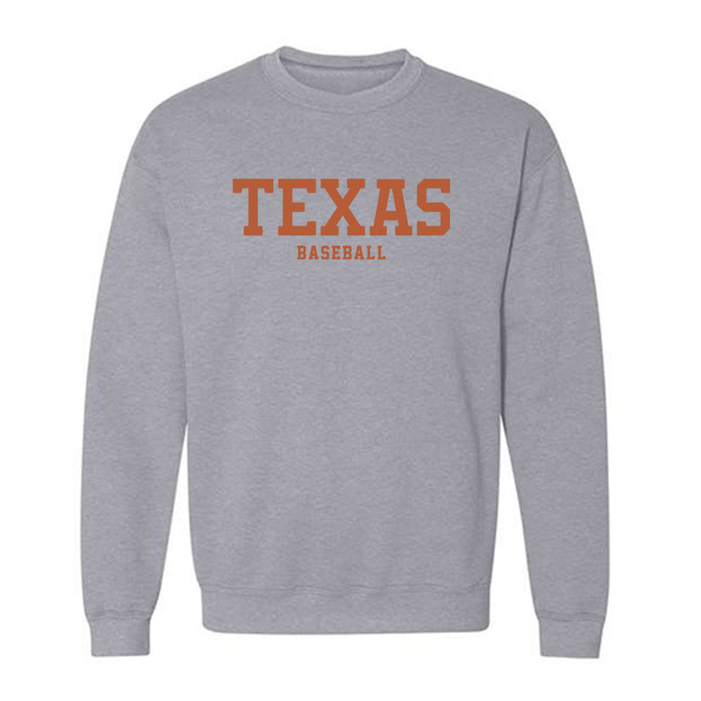 Texas - NCAA Baseball : Oliver Service - Classic Shersey Crewneck Sweatshirt