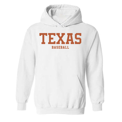 Texas - NCAA Baseball : Max Belyeu - Classic Shersey Hooded Sweatshirt