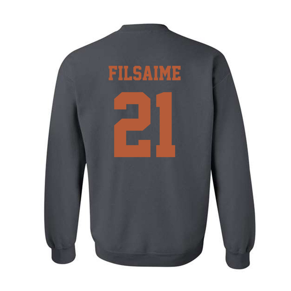 Texas - NCAA Football : Xavier Filsaime - Classic Shersey Crewneck Sweatshirt