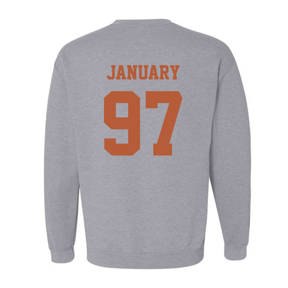 Texas - NCAA Football : Alex January - Classic Shersey Crewneck Sweatshirt