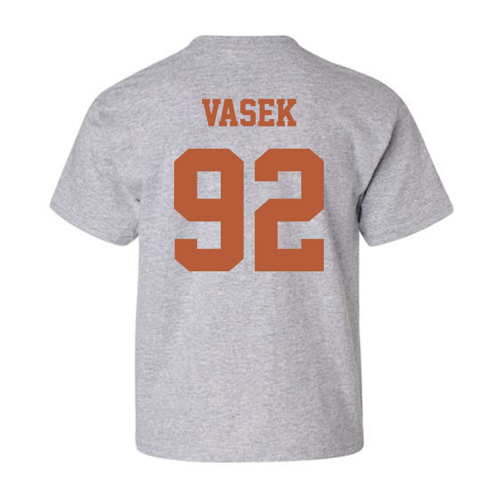 Texas - NCAA Football : Colton Vasek - Classic Shersey Youth T-Shirt