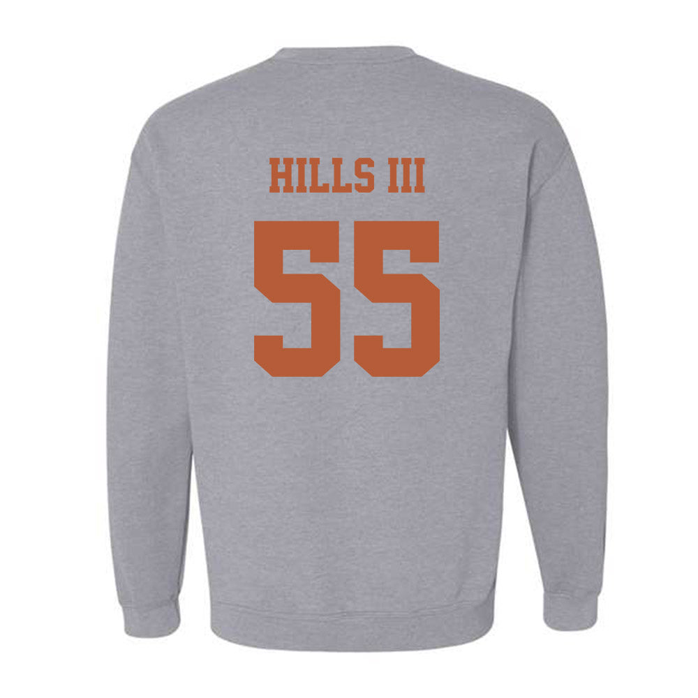 Texas - NCAA Football : Melvin Hills Iii - Classic Shersey Crewneck Sweatshirt