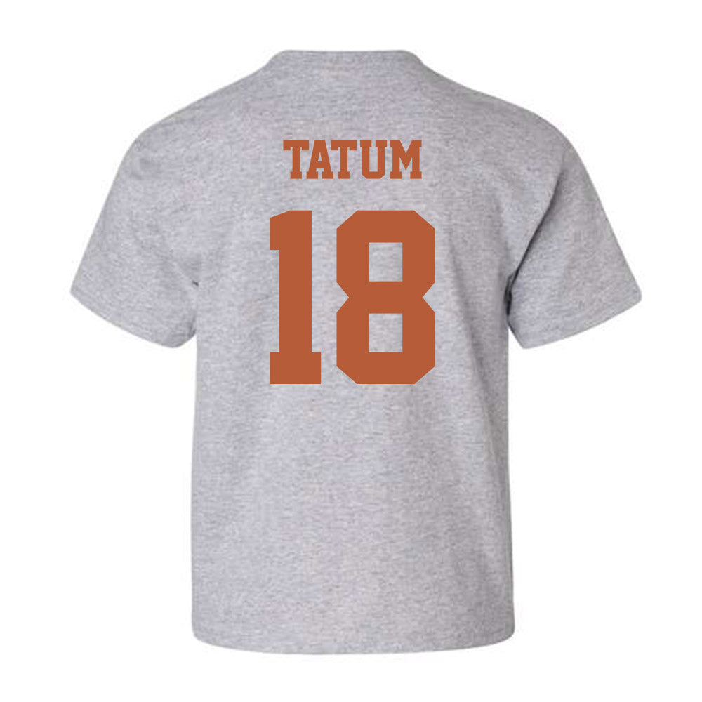 Texas - NCAA Football : Joe Tatum - Classic Shersey Youth T-Shirt