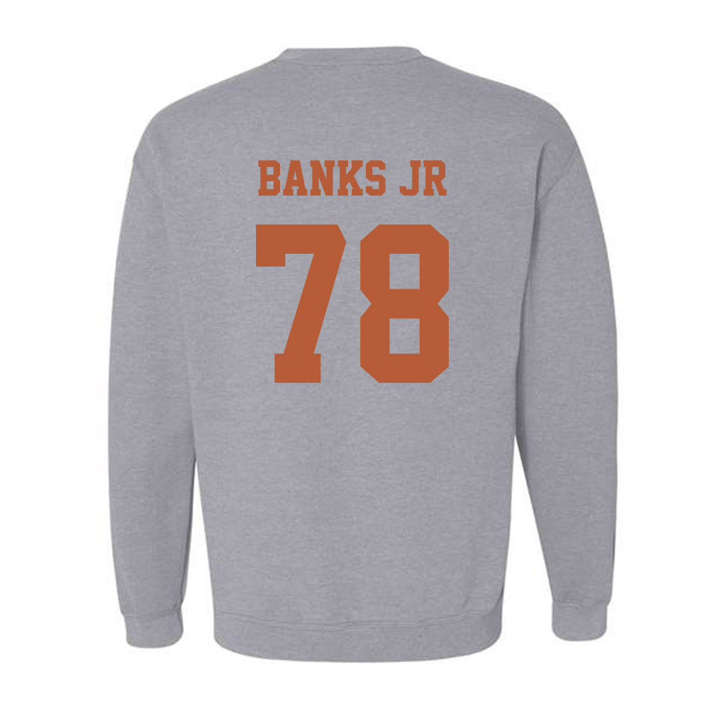 Texas - NCAA Football : Kelvin Banks Jr - Classic Shersey Crewneck Sweatshirt