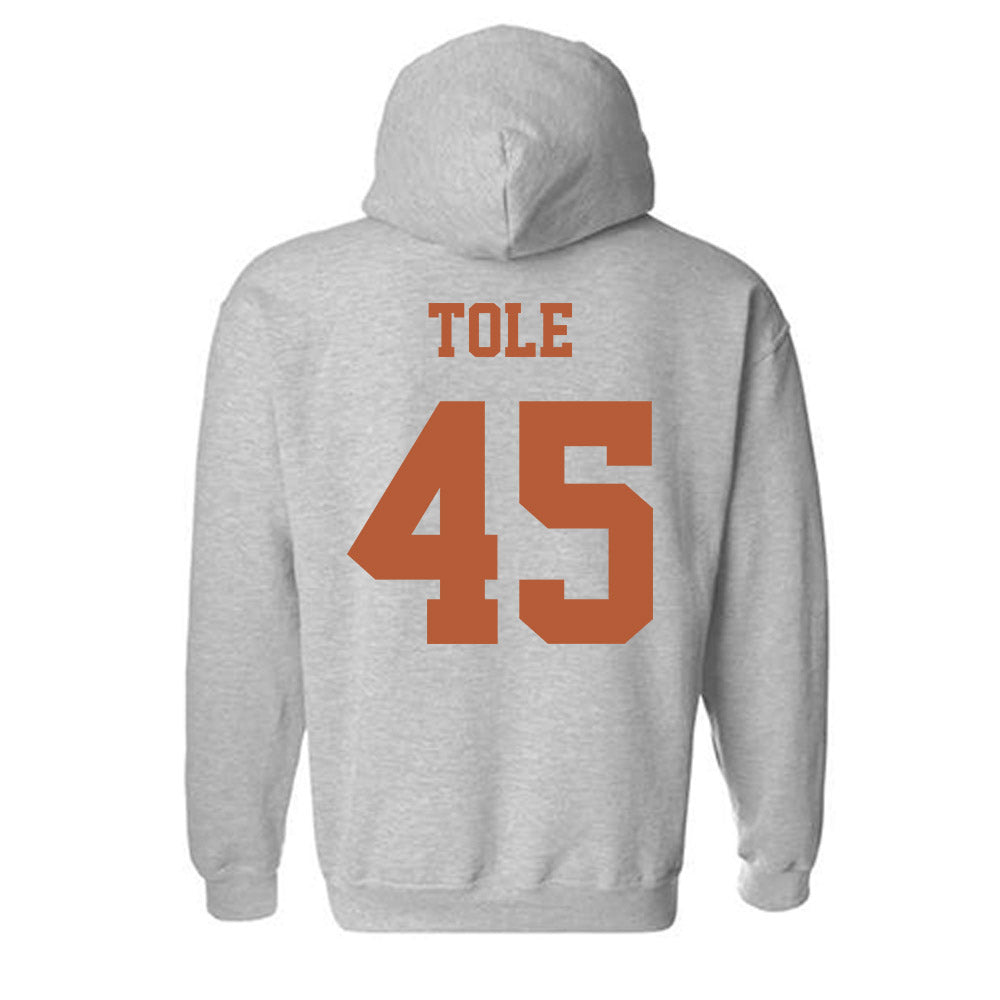 Texas - NCAA Baseball : Heston Tole - Classic Shersey Hooded Sweatshirt