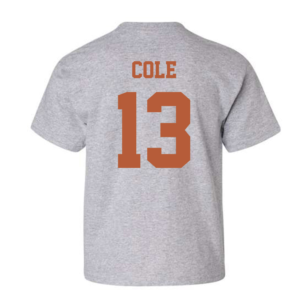 Texas - NCAA Football : Jay'Vion Cole - Classic Shersey Youth T-Shirt