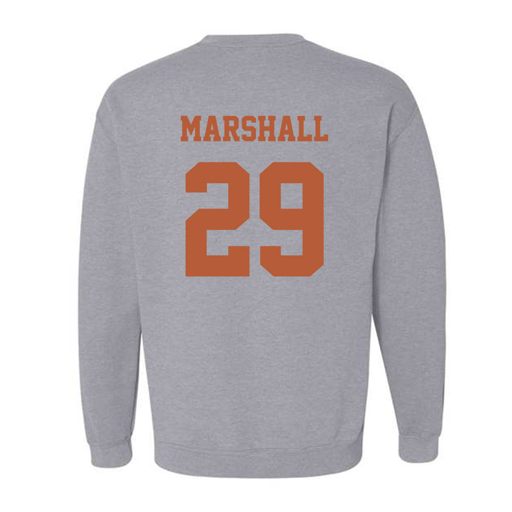 Texas - NCAA Football : Carson Marshall - Classic Shersey Crewneck Sweatshirt