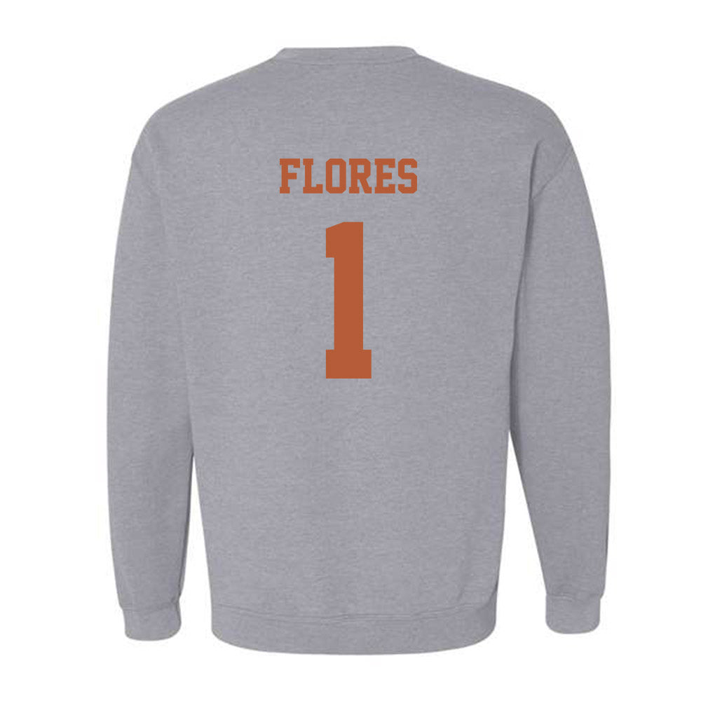 Texas - NCAA Baseball : Jalin Flores - Classic Shersey Crewneck Sweatshirt