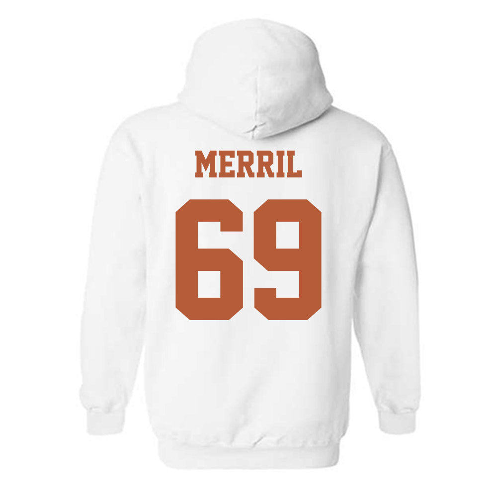 Texas - NCAA Football : Max Merril - Classic Shersey Hooded Sweatshirt