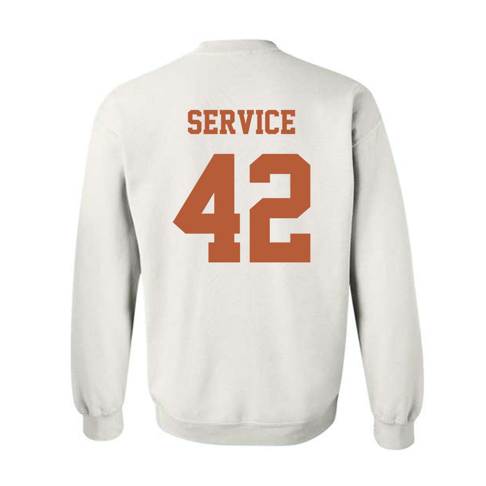 Texas - NCAA Baseball : Oliver Service - Classic Shersey Crewneck Sweatshirt