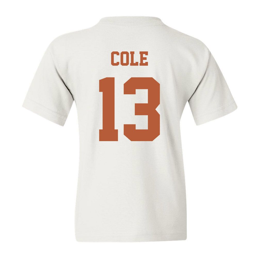 Texas - NCAA Football : Jay'Vion Cole - Classic Shersey Youth T-Shirt