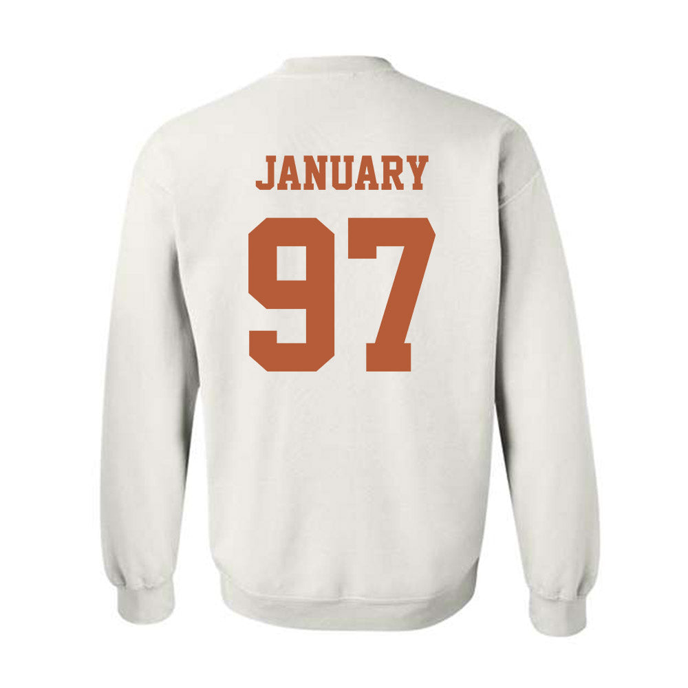 Texas - NCAA Football : Alex January - Classic Shersey Crewneck Sweatshirt