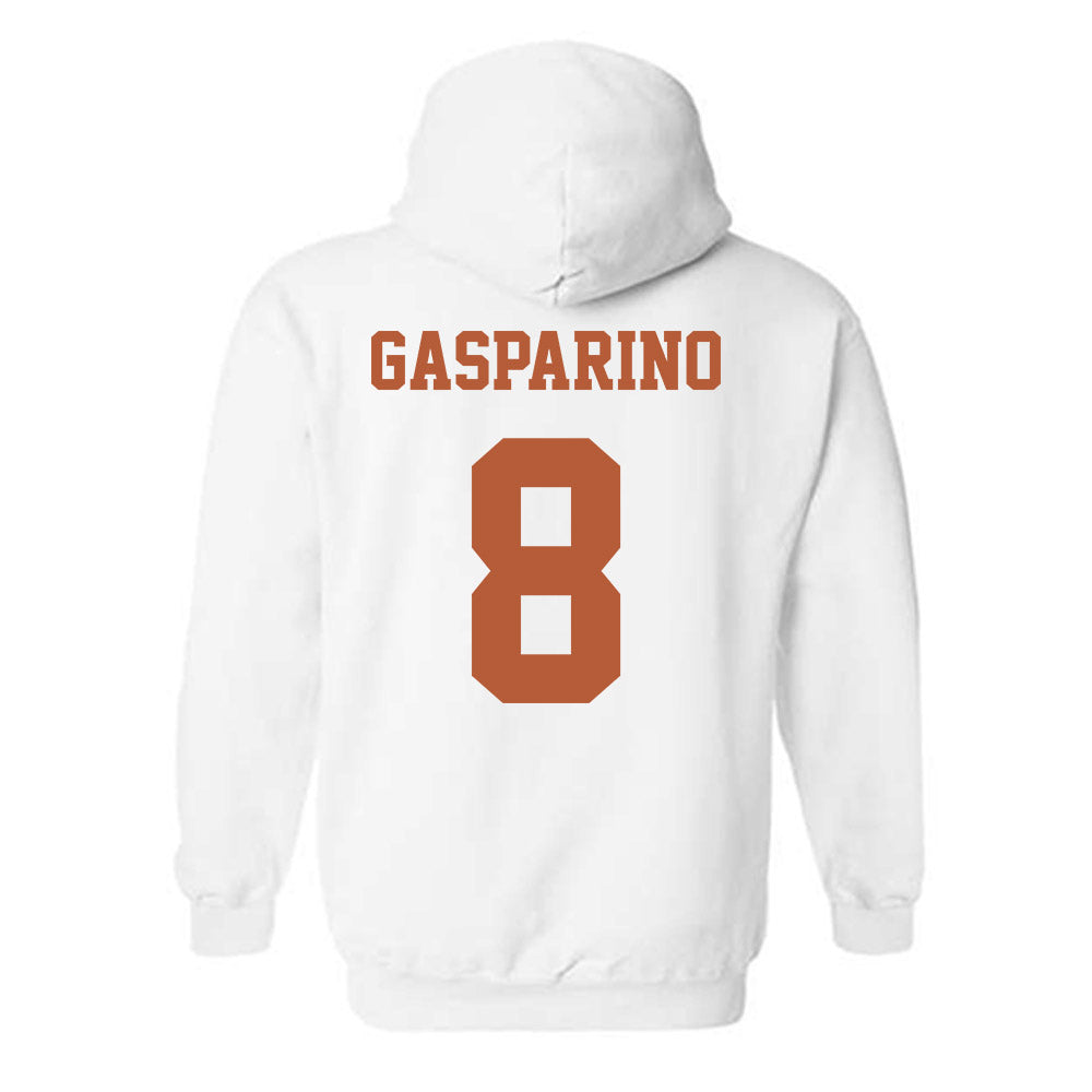 Texas - NCAA Baseball : Will Gasparino - Classic Shersey Hooded Sweatshirt