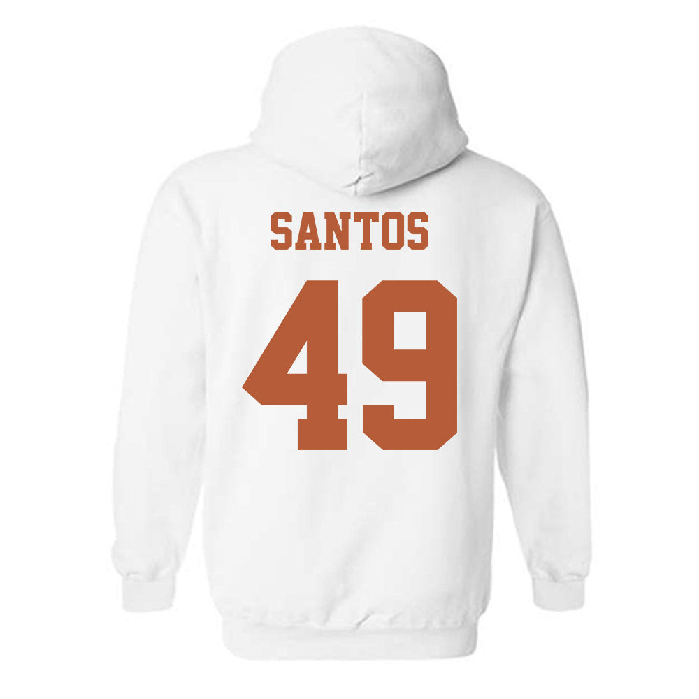 Texas - NCAA Baseball : Oliver Santos - Classic Shersey Hooded Sweatshirt