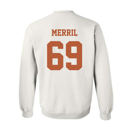 Texas - NCAA Football : Max Merril - Classic Shersey Crewneck Sweatshirt