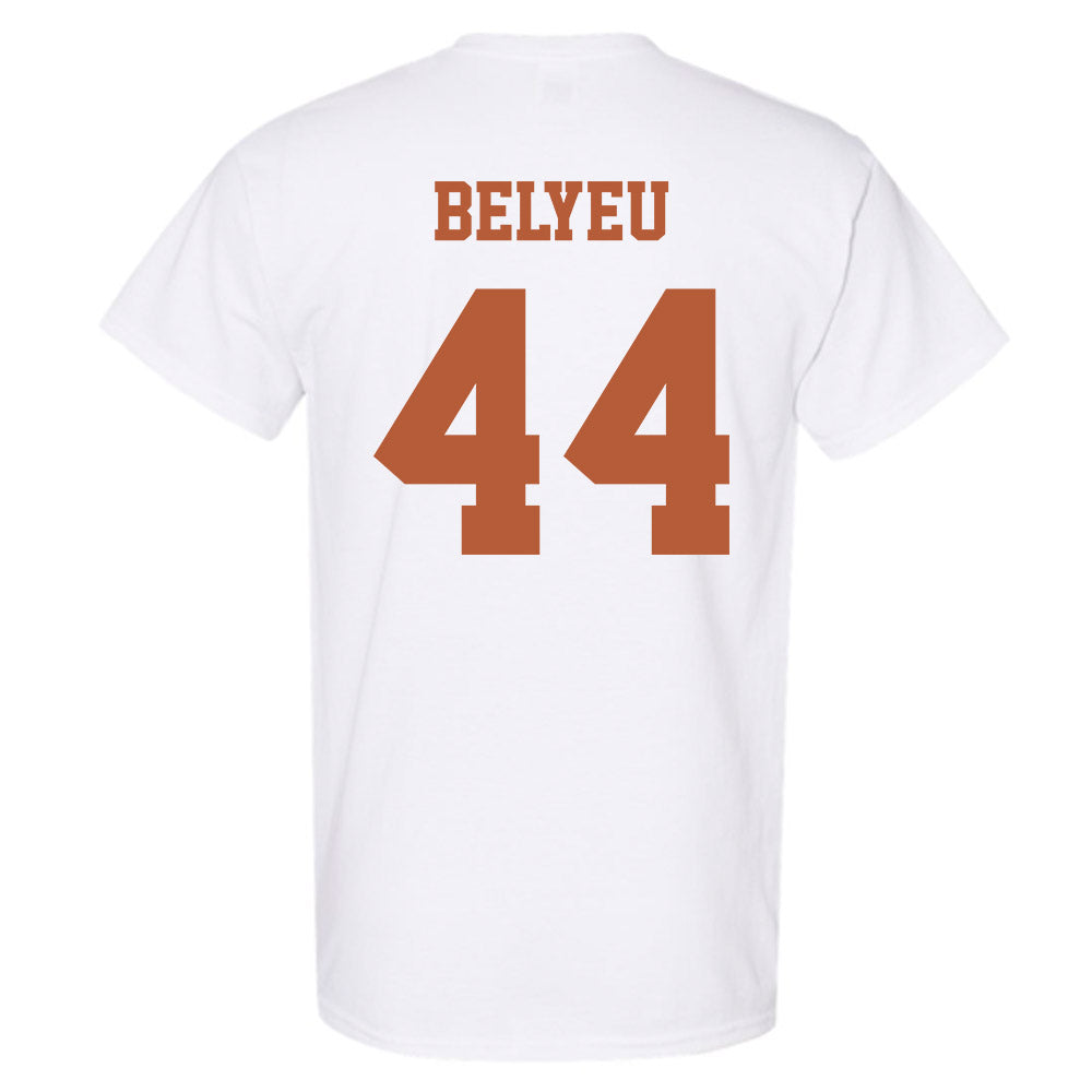 Texas - NCAA Baseball : Max Belyeu - Classic Shersey T-Shirt